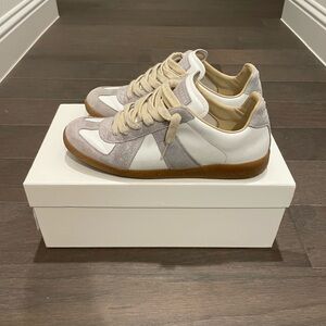 Maison Martin Margiela White and Gray Sneakers